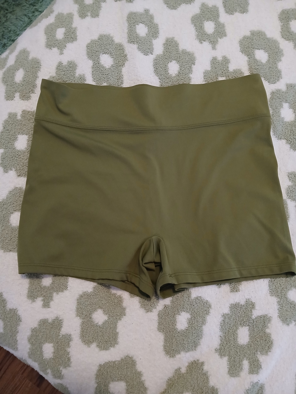 PINK Victoria's Secret Olive Green Bike Shorts